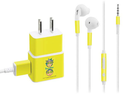 Adult Swim Rick and Morty Rick and Morty Portal Eyes Phone Charger Skin